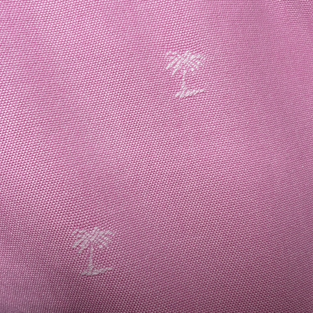 Ralph Lauren 100% Cotton Pink Short Sleeve Button Down Collared Shirt Palm Trees - Picture 3 of 9